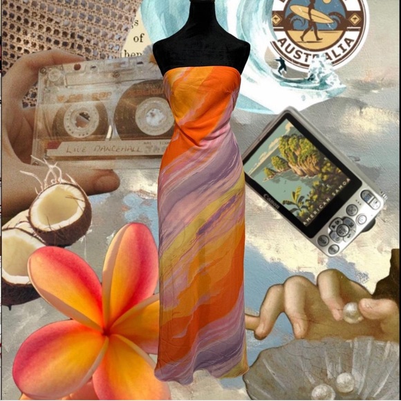 NWT For love and lemons 🍋 ombré summer ☀️ maxi dress - Picture 8 of 10